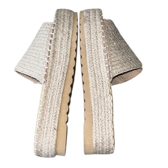 NWT Matisse Beach Del Mar Jute Raffia Platform Sandals in Natural - 7 - Picture 9 of 15